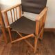 paire de fauteuils Safari bois et cuir