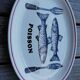 Oval dish with fish decoration Gien