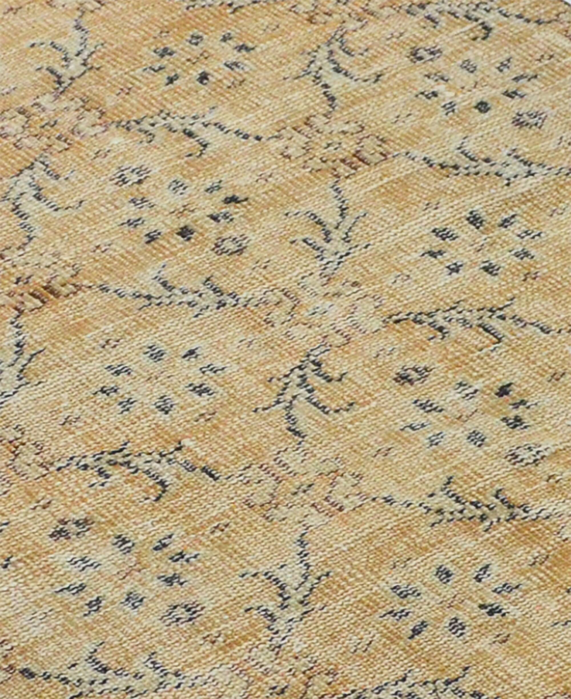 Turkish Anatolian Handmade Vintage Area Rug 204 cm x 97 cm