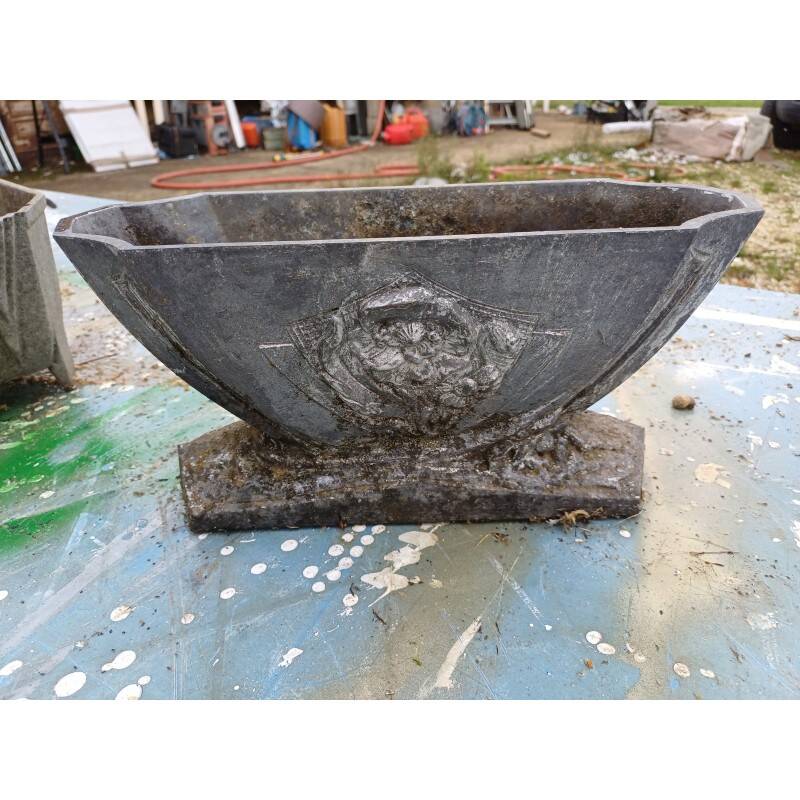 3 aluminum planters 1900