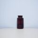 vase vintage carré brun brillant West Germany Scheurich