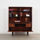 Rosewood bookcase, danish design, 1960s, manufactured by omann jun