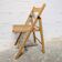 Folding chair with cane seat