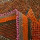 3X10 Peach Orange Turkish Runner Rug, 88x306Cm