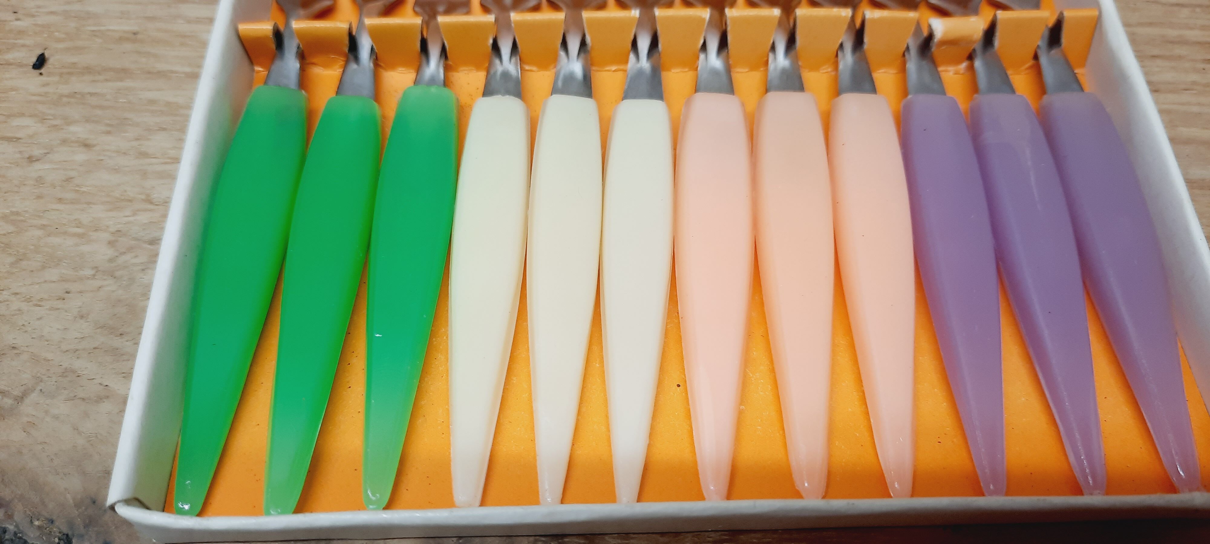 Cocktail 12 forks set