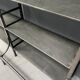 Industrial Iron Library Wall Shelving Cabinet