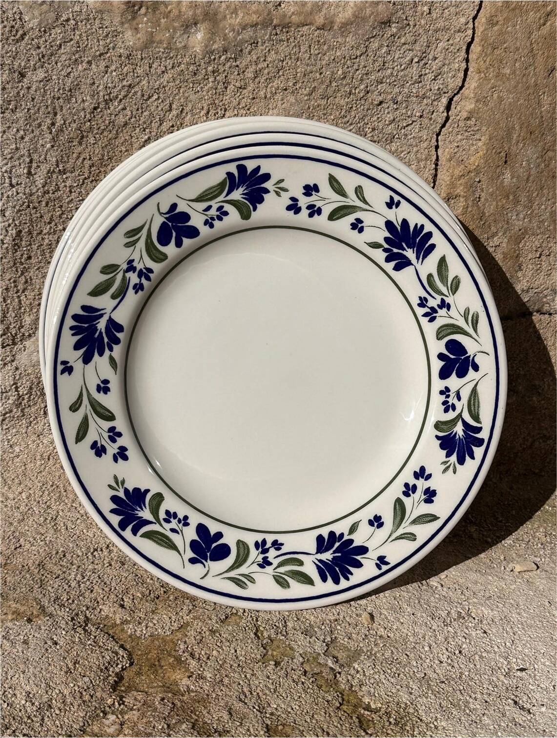 Dessert plates Churchill England - Vintage English - Floral Decor