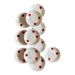 Lot de 11 assiettes creuses - bavaria
