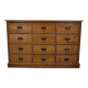German Pine Apothecary Cabinet or Bank of Drawers, ca 1930s