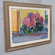 Arthur Yngve Nilsson, Swedish Modern Painting, 1960s, Oil on Canvas