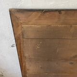 1900 wooden mirror with nails