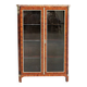 Small display cabinet in blonde mahogany veneer, Louis XVI style – 19th century.