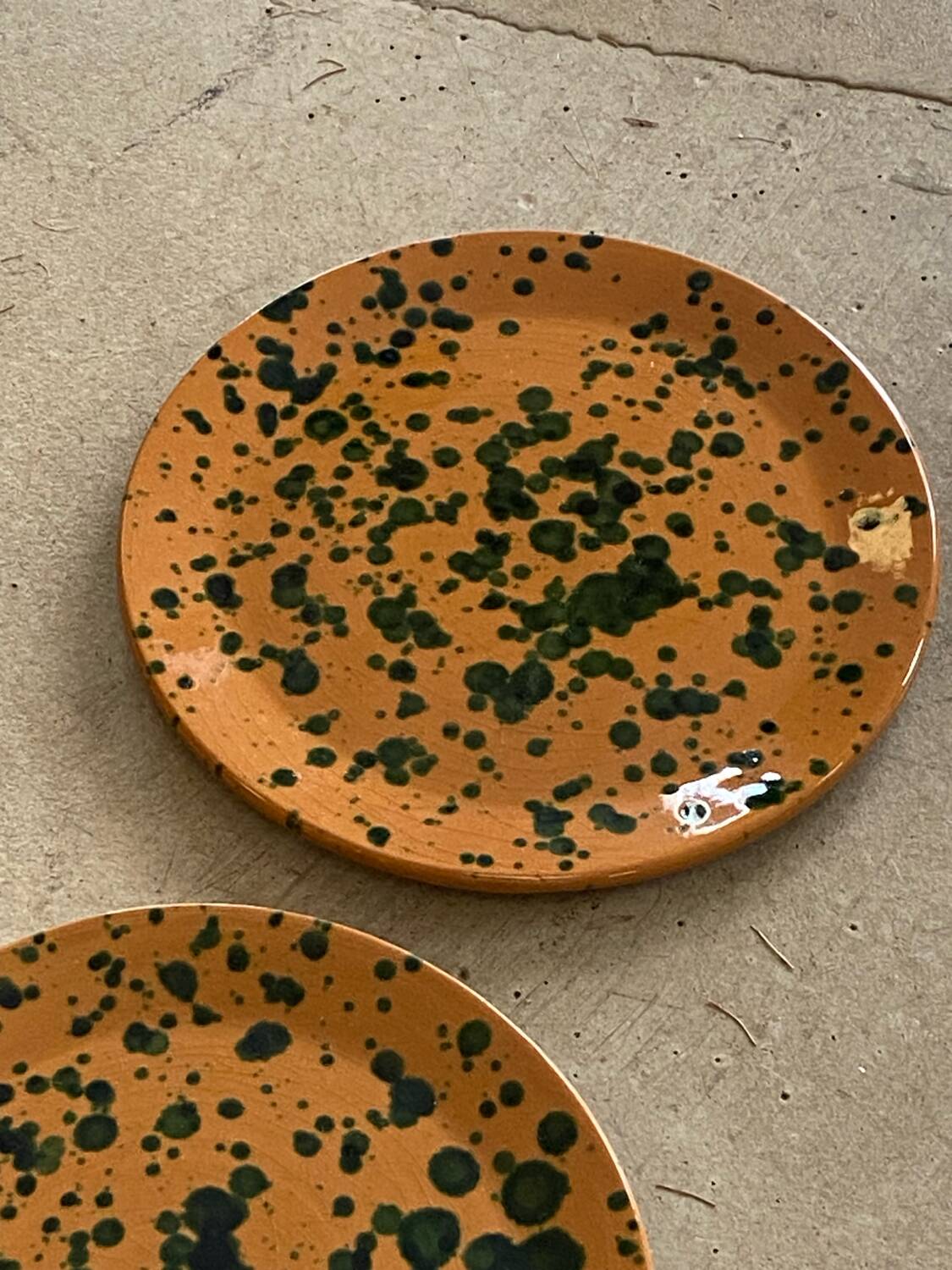 Terracotta dessert plates