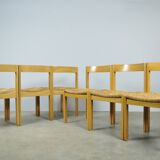 AZS / Chaises de salle à manger vintage en chêne (6) / Gerard Geytenbeek / Pays-Bas, années 1960