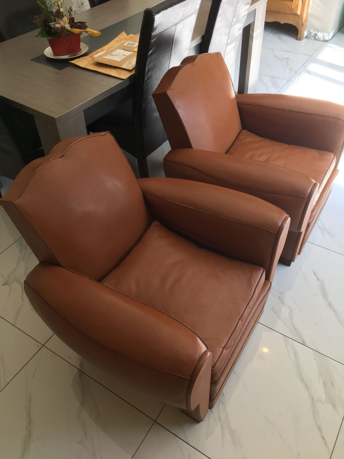 2 Moustache club chairs