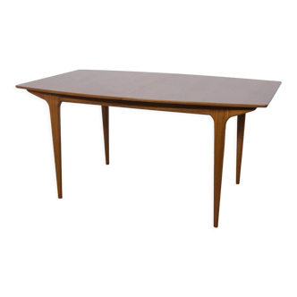 Mid-century teak extendable dining table from mcintosh, 1960s