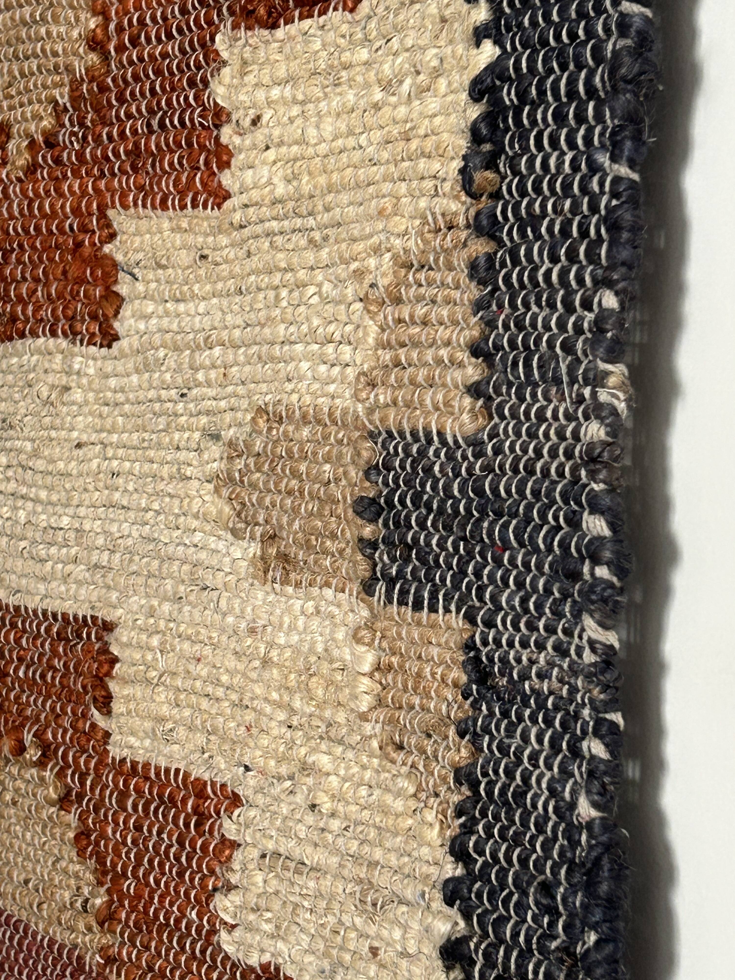 tapis kilim feli, jute-coton