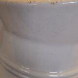 Cream glazed ceramic pitcher
