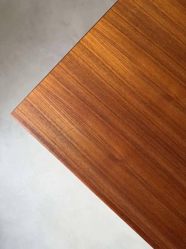 Table basse en teck Alf Svensson années 60 design mid-century