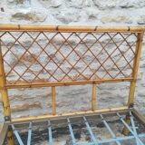 Bamboo and rattan bed