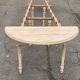 Table de banquet ronde extensible à volets Louis Philippe rénovée 10 pieds
