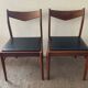Pair of Scandinavian teak chairs, 1960s