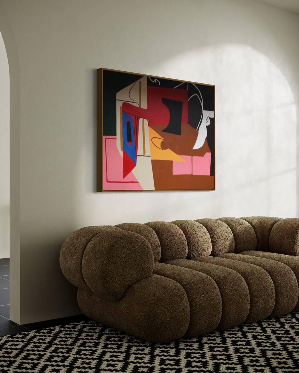 Contemporary abstract geometric forms No7