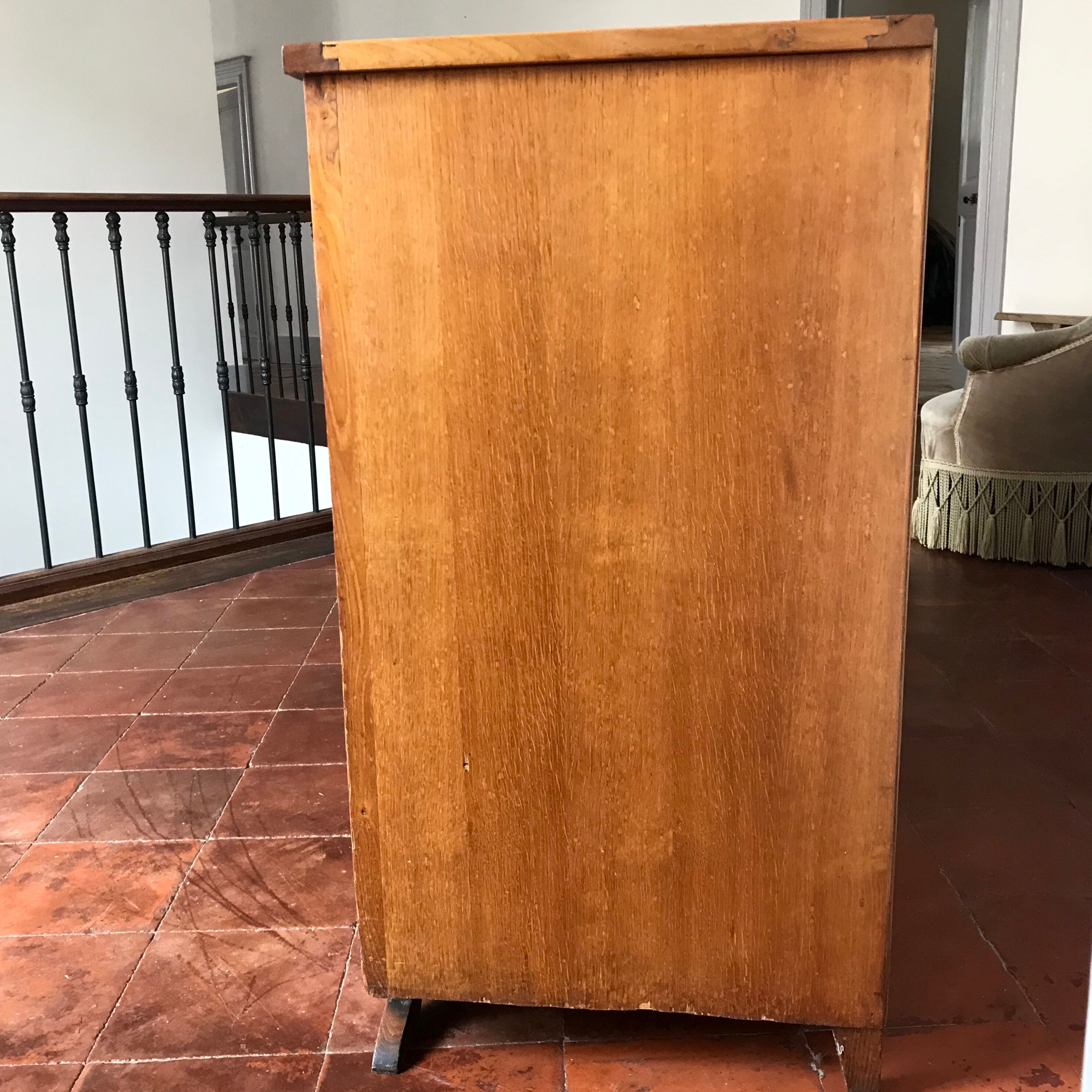 Vintage wooden furniture sliding doors