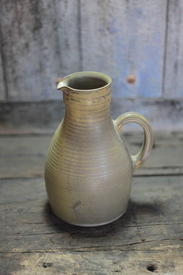Pichet en grès de l'atelier de Taizé, pichet vintage, carafe, collection