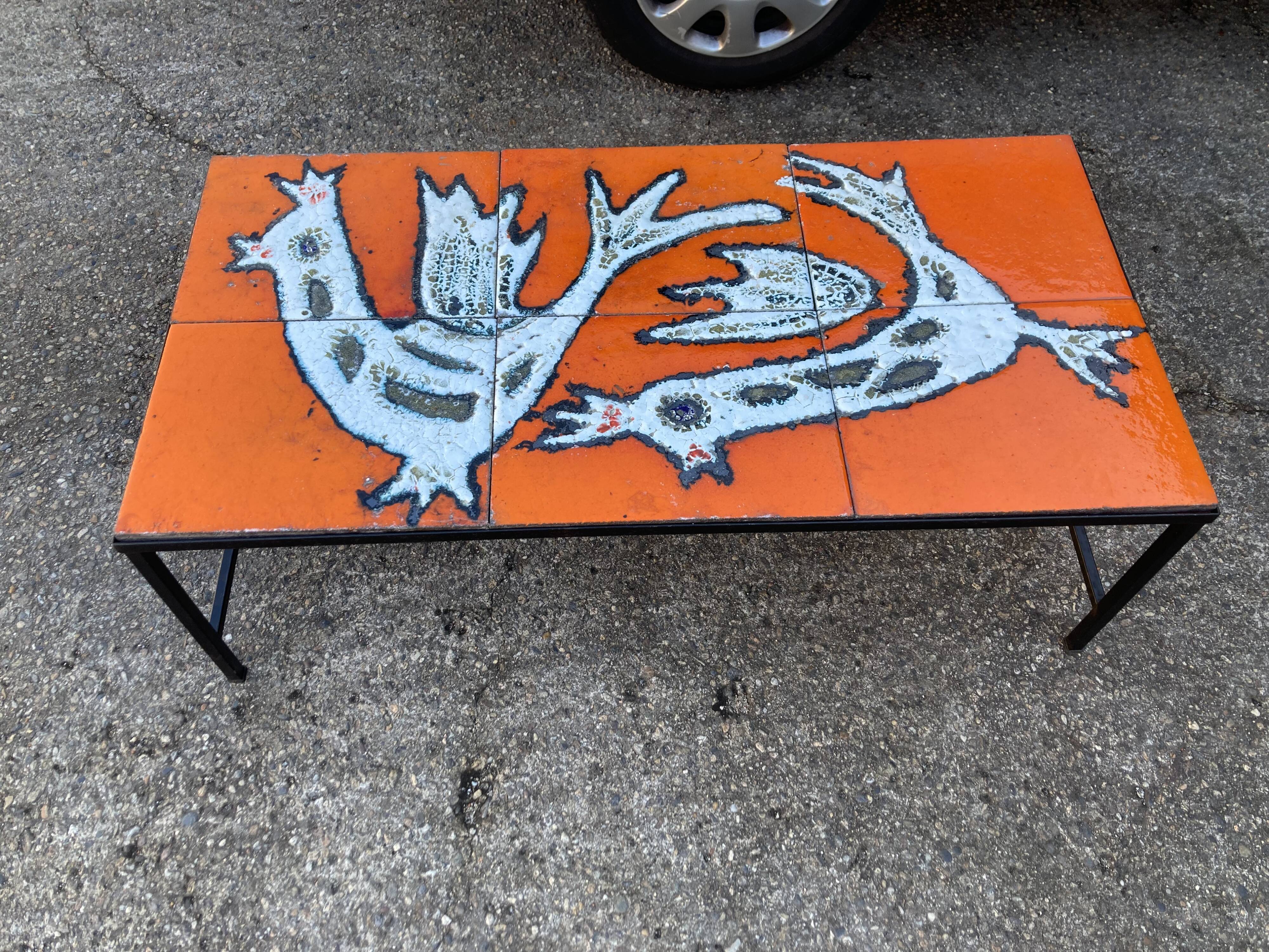 Ceramic coffee table