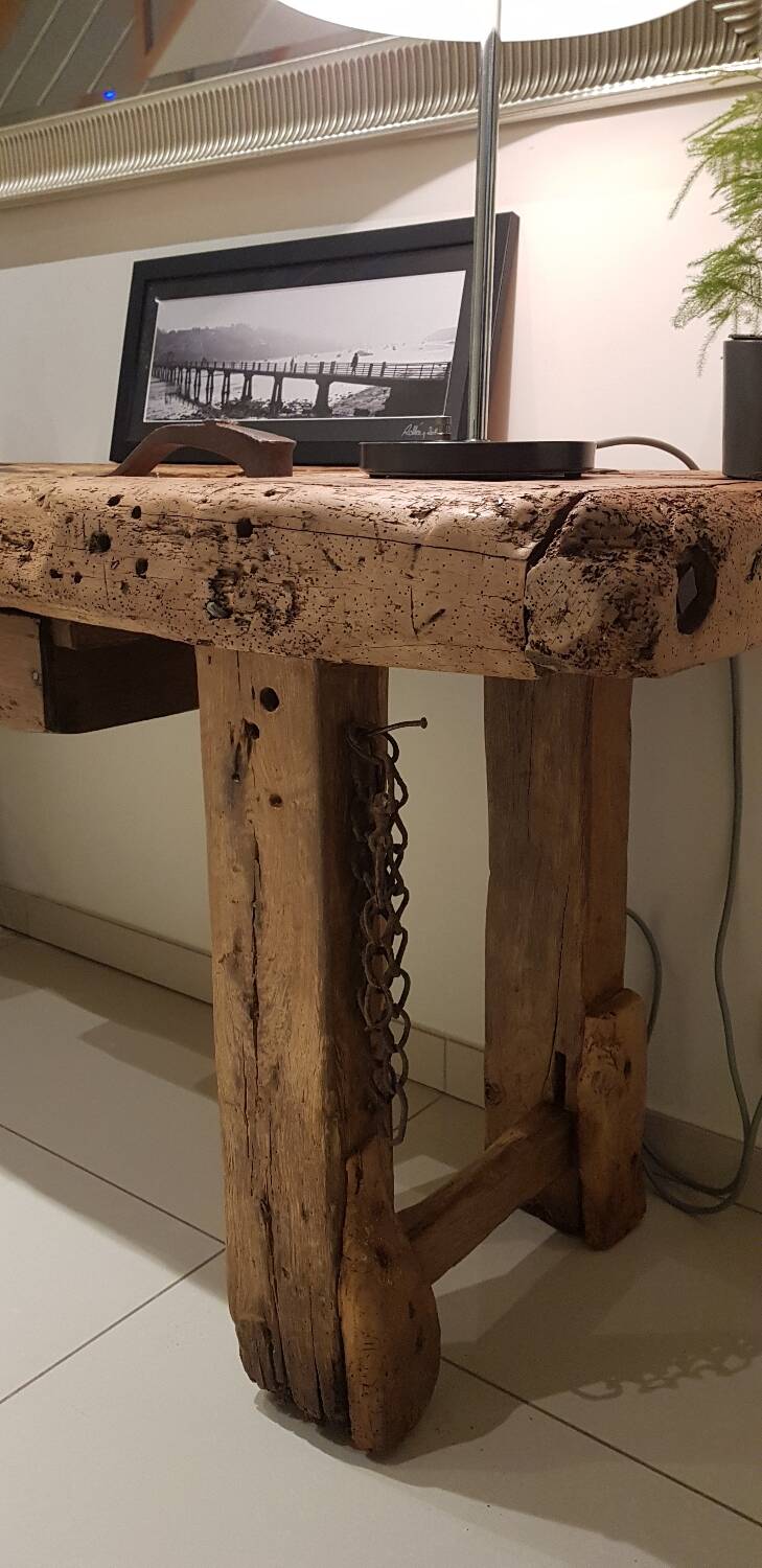 Old restored workbench