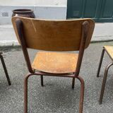 Set of 4 Mullca chairs - School chairs