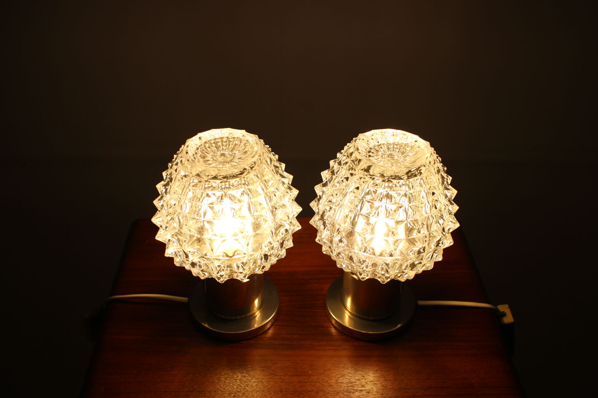 Set of two table lamps by Kamenicky Senov,1960‘s