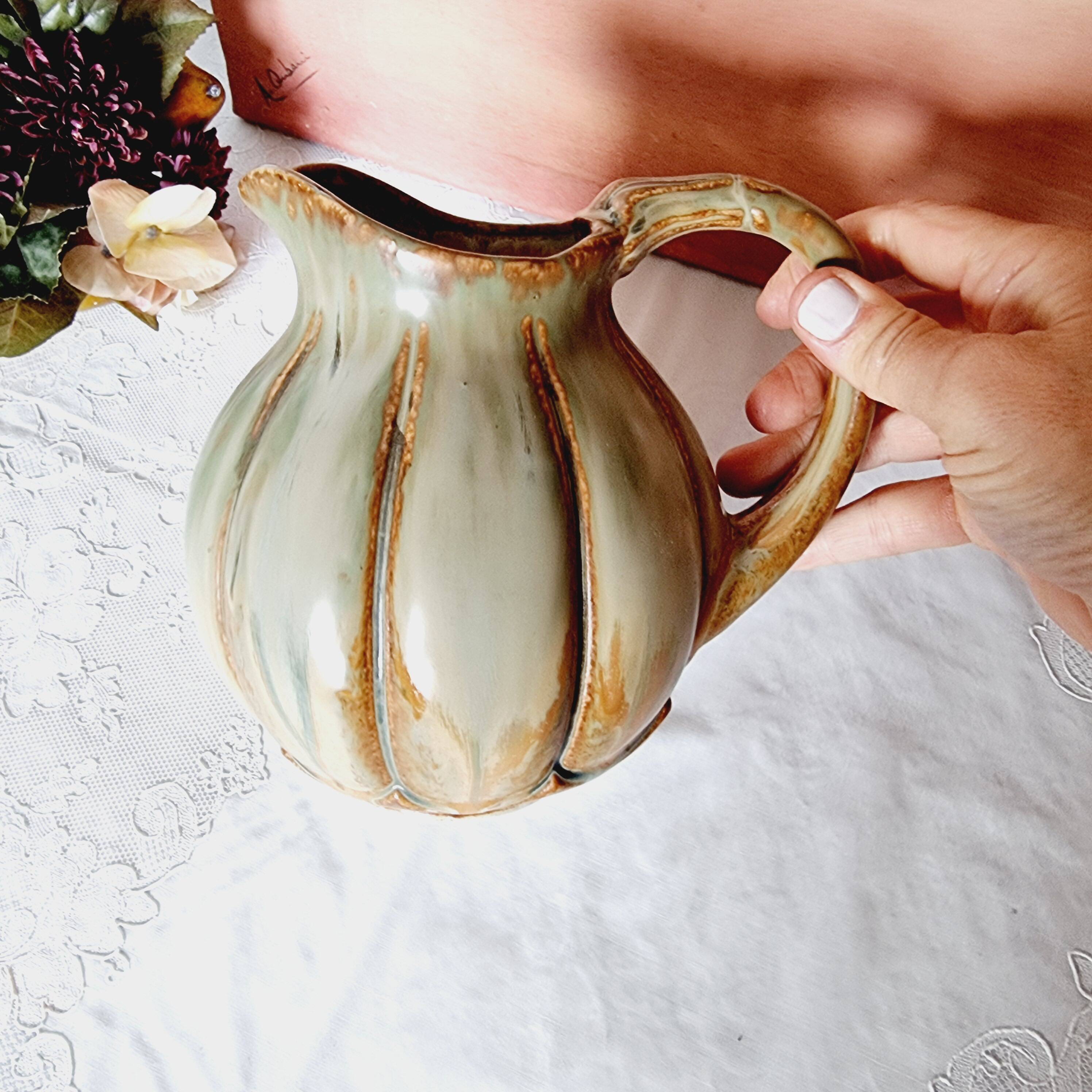 Early 20th century modernist glazed stoneware pitcher