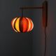 1960s Wooden Wall Lamp, Czechoslovakia