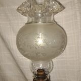 Art deco oil lamp