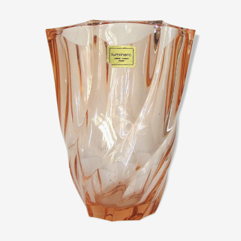 Vase Luminarc verrerie d’Arques
