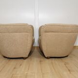 Restored armchairs by Jindrich Halabala