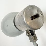 Industrial Grey Scissor Wall Lamp, 1960s