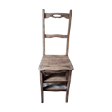 Chaise escabeau ancienne