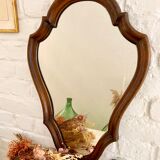 Wooden mirror