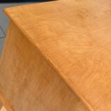 Vintage bedside table with tapered legs