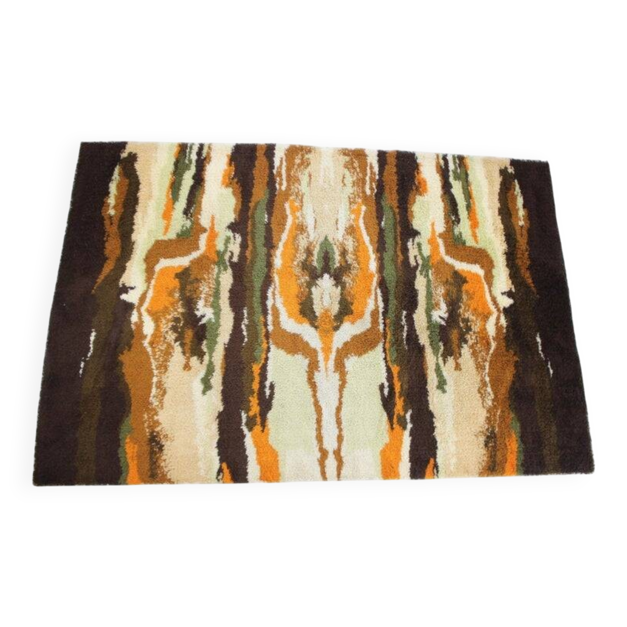 Midcentury Ege Rya Scandinavian abstract rug / carpet, 1970s