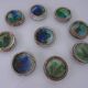 Danish Studio Ceramic Bowls by Jim & Henny Waldorff for Svaneke, 1960s, Set of 9