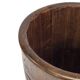 Vintage umbrella stand holder oak basket storage design 60's minimalist