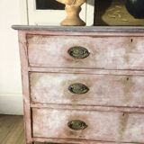 Early 20th century chest of drawers with old-fashioned patina