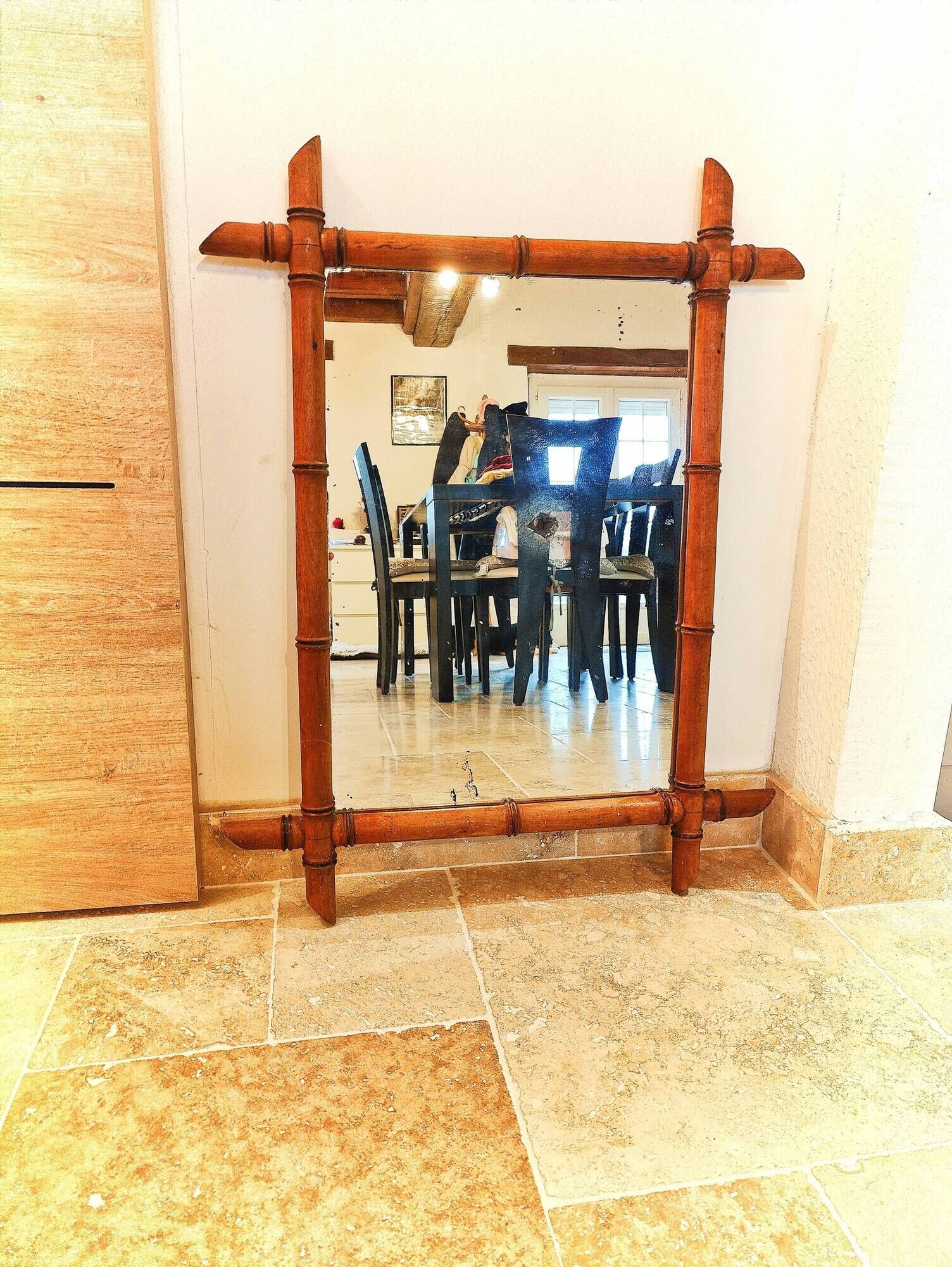 Antique bamboo mirror (17)