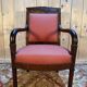 Fauteuil époque Empire en acajou