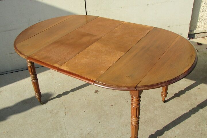 Table Walnut expandable foot umbrella