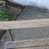 School bench with backrest